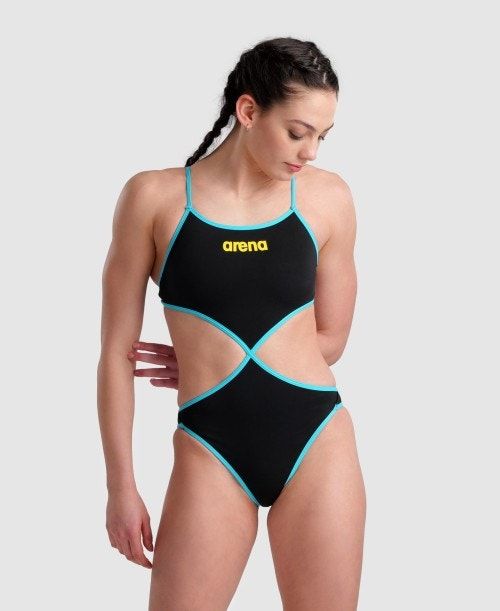 Arena Rule Breaker Twist'n'mix One Piece Naisten Body Mustat Monivärinen | 50173TSLF