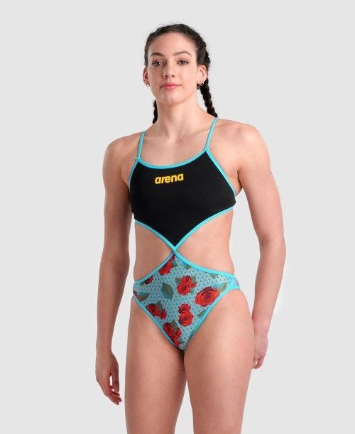 Arena Rule Breaker Twist'n'mix One Piece Naisten Body Mustat Monivärinen | 50173TSLF