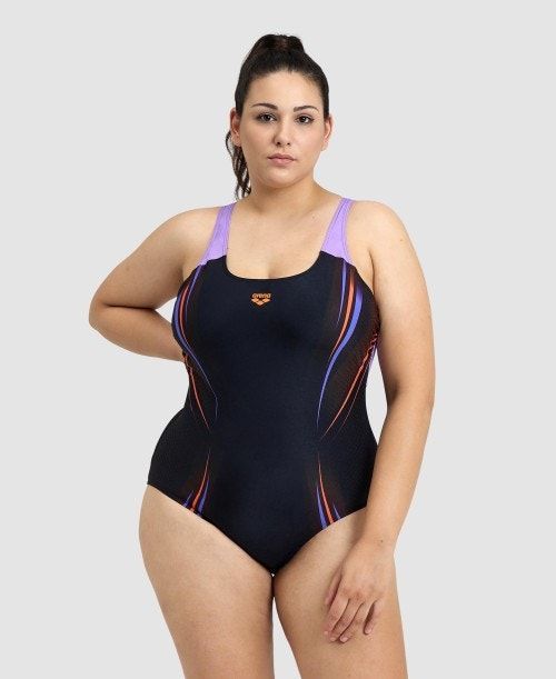 Arena Spikes Pro Back Plus One Piece Naisten Body Mustat | 62590JCKQ