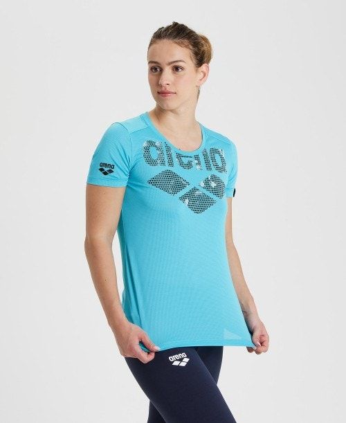 Arena Sport Cool T-shirt Naisten Shortsit Monivärinen | 83672KRFW