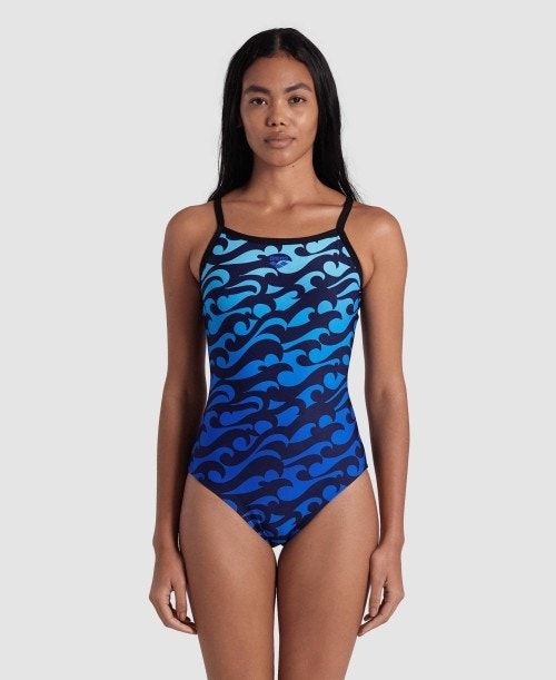 Arena Surfs Up Light Drop Back Swimsuit Naisten Uimapuku Monivärinen | 38705LCGT