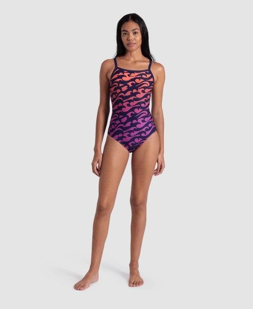 Arena Surfs Up Light Drop Back Swimsuit Naisten Uimapuku Monivärinen | 69410FNXG