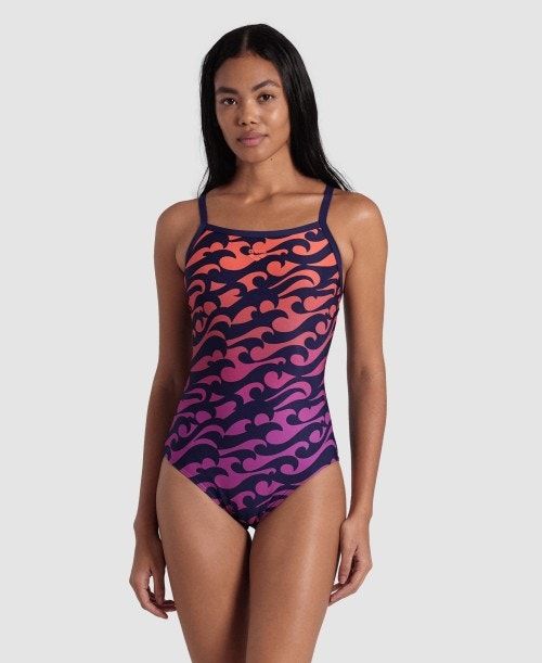 Arena Surfs Up Light Drop Back Swimsuit Naisten Uimapuku Monivärinen | 69410FNXG