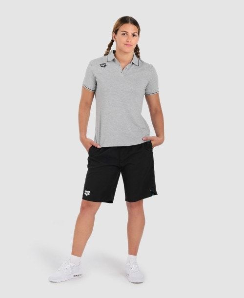 Arena Team Cotton Polo Shirt Solid Naisten Shortsit Monivärinen | 90134OYRD