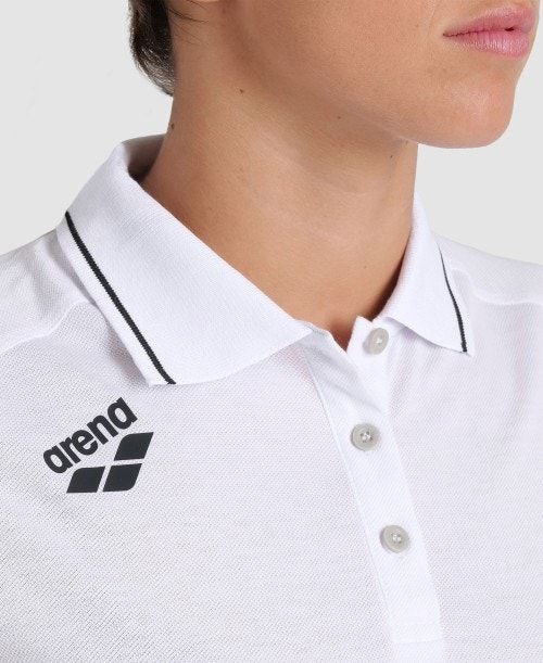 Arena Team Cotton Polo Shirt Solid Naisten Shortsit Monivärinen | 95681MCQW