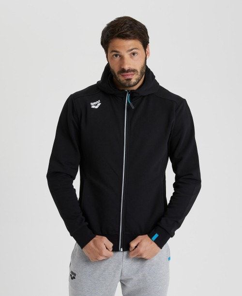 Arena Team Hooded Jacket Panel Naisten Takit Mustat | 40285HQWG