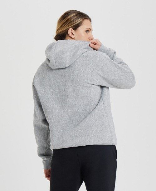 Arena Team Hooded Sweatshirt Panel Naisten Neulepuserot Harmaat | 30659TPWU