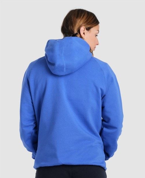 Arena Team Hooded Sweatshirt Panel Naisten Neulepuserot Kuninkaallinen Sininen | 73659XOLR