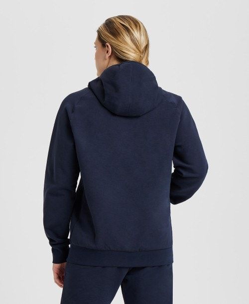 Arena Team Hooded Sweatshirt Panel Naisten Neulepuserot Laivastonsininen | 95217TXYI