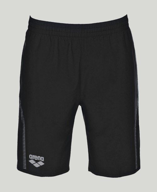 Arena Team Line Bermuda Short Miesten Shortsit Mustat | 67432SQTG