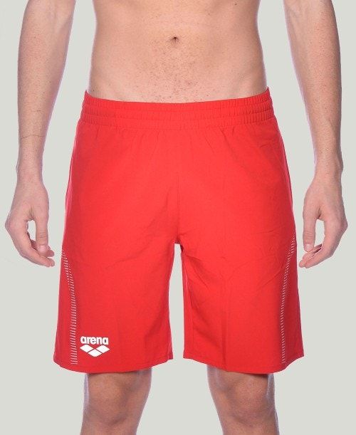 Arena Team Line Bermuda Short Miesten Shortsit Punainen | 52871KTXI