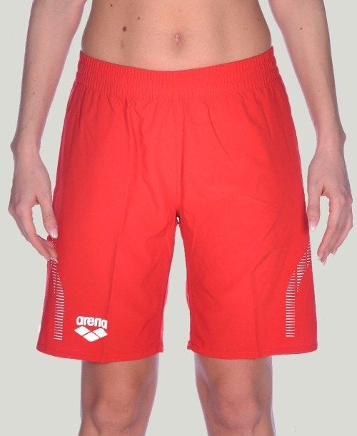 Arena Team Line Bermuda Short Miesten Shortsit Punainen | 52871KTXI