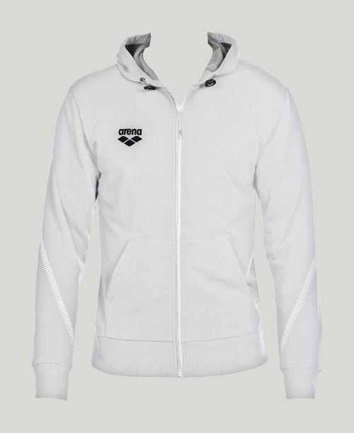 Arena Team Line Hooded Jacket Miesten Takit Valkoinen | 64301TDZQ