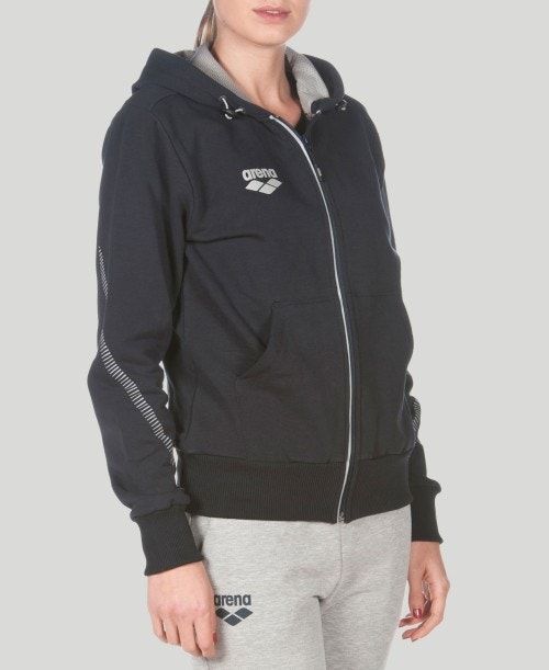 Arena Team Line Hooded Jacket Miesten Takit Laivastonsininen | 47153NUBA