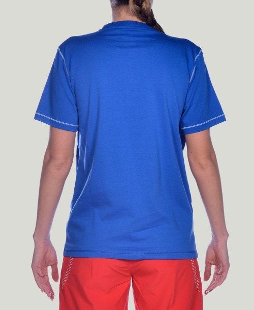 Arena Team Line Short Sleeve Tee Miesten Shortsit Kuninkaallinen Sininen | 23417NLJM