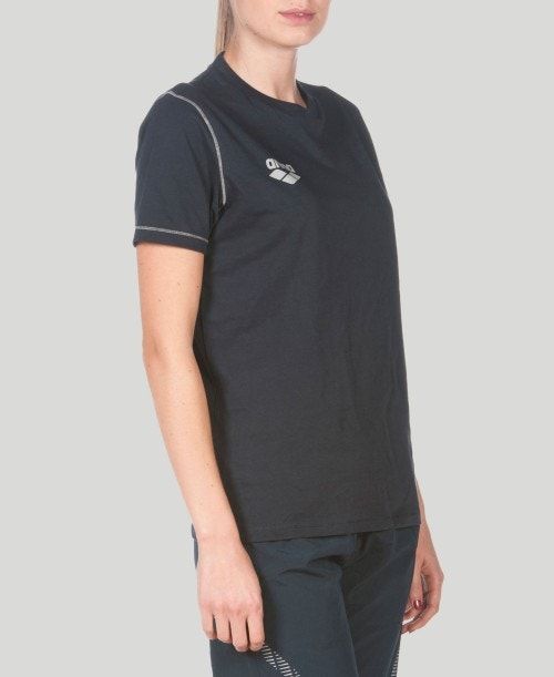 Arena Team Line Short Sleeve Tee Miesten Shortsit Laivastonsininen | 50273TFGI