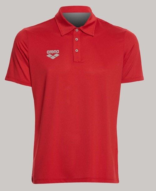 Arena Team Line Tech Short Sleeve Polo Miesten Shortsit Punainen | 51642PYQZ