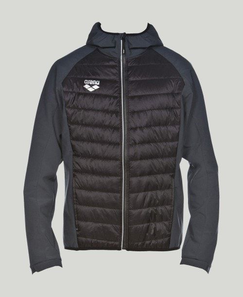 Arena Team Line Thermal Jacket Miesten Takit Mustat | 78419PCEI