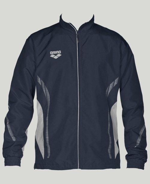 Arena Team Line Warm-up Jacket Miesten Takit Laivastonsininen Harmaat | 64825VBLG