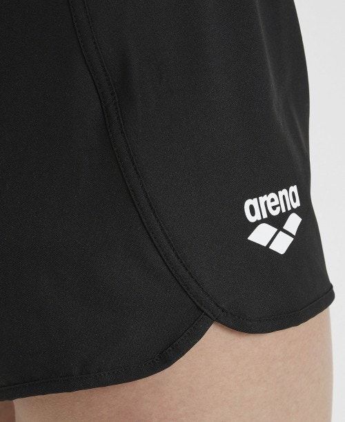 Arena Team Short Solid Naisten Shortsit Mustat | 68915QWUX