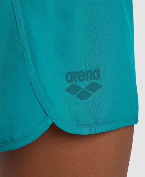 Arena Team Short Solid Naisten Shortsit Vihreä | 54273CVSN