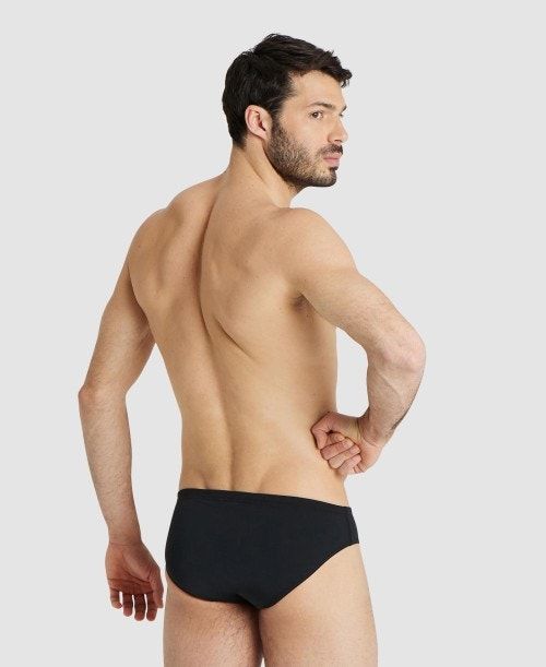 Arena Team Solid Brief Miesten Alushousut Mustat Kultaiset | 27805MKUJ