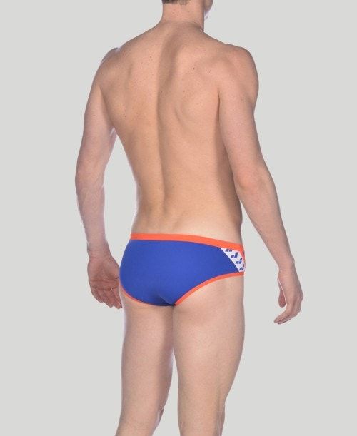 Arena Team Stripe Brief Miesten Alushousut Sininen Pinkki | 02369CIKA