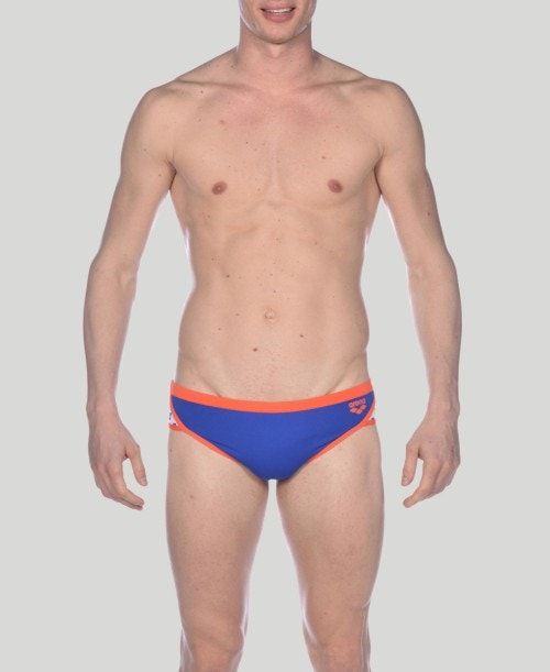 Arena Team Stripe Brief Miesten Alushousut Sininen Pinkki | 02369CIKA