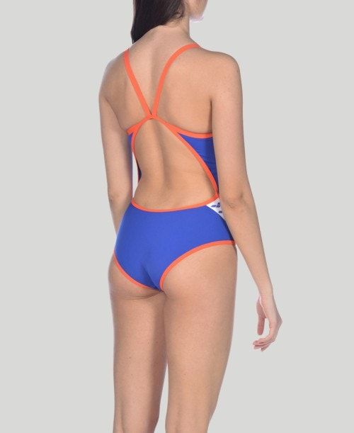 Arena Team Stripe Super Fly Back One Piece Naisten Body Sininen Pinkki | 73491OSXY