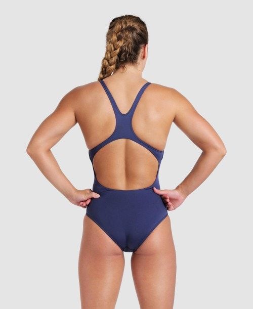 Arena Team Swim Pro Solid One Piece Naisten Body Laivastonsininen Valkoinen | 76902GDTA