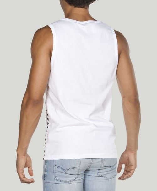 Arena Team Tank Top Miesten Toppi Valkoinen Valkoinen Mustat | 29045DANL