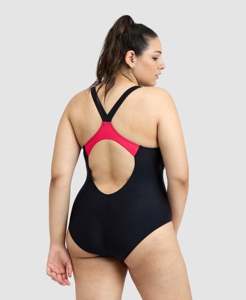 Arena Threefold V Back Plus One Piece Naisten Body Mustat Mustat | 95837EKOF