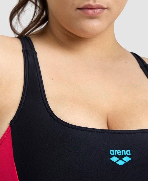 Arena Threefold V Back Plus One Piece Naisten Body Mustat Mustat | 95837EKOF