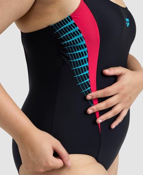 Arena Threefold V Back Plus One Piece Naisten Body Mustat Mustat | 95837EKOF